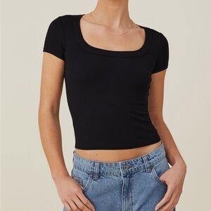 Staple Scoop Neck Top Cotton On